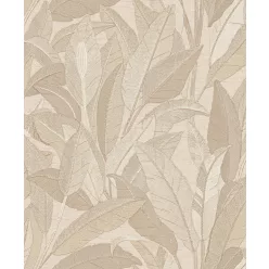   Design ID Renaissance, vlies, vinyl anyagú, beige színű, leveles, Modern tapéta