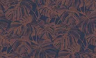 Casadeco Rio, vlies anyagú, kék, rosegold színű, leveles, Modern tapéta