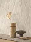 Casadeco Rio, vlies anyagú, barna színű, leveles, Modern tapéta