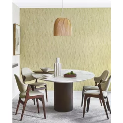   Casadeco Rio, vlies anyagú, zöld színű, leveles, Modern tapéta