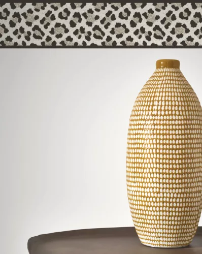 Casadeco Rio, előragasztózott, vlies anyagú, barna, beige színű, bőrmintás, Modern bordűr