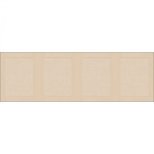Caselio RELIEFS vlies anyagú barna színű kazettás, szövethatású Modern panel