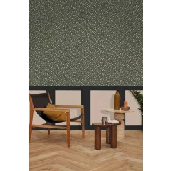   Caselio RELIEFS vlies anyagú fekete, barna színű kazettás, szövethatású Modern panel