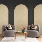 Caselio RELIEFS vlies anyagú fekete, barna színű boltív, fonott Modern panel