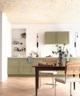 Caselio RELIEFS vlies anyagú beige, barna, kék színű márványos Modern panel