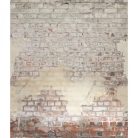Caselio RELIEFS vinyl, vlies anyagú szürke, barna színű koptatott, téglamintás Modern panel