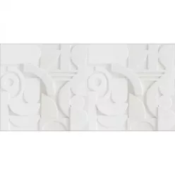   Caselio RELIEFS vinyl, vlies anyagú törtfehér színű 3d, geometriai Modern panel