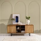 Caselio RELIEFS vlies anyagú keki színű geometriai Modern panel