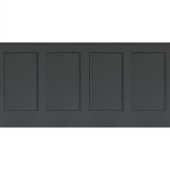   Caselio RELIEFS vinyl, vlies anyagú fekete színű geometriai Modern panel