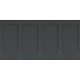 Caselio RELIEFS vinyl, vlies anyagú fekete színű geometriai Modern panel