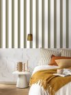 Caselio RELIEFS vinyl, vlies anyagú törtfehér színű 3d, geometriai Modern panel