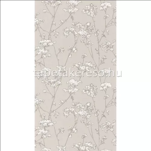 Casadeco RIVERSIDE 3 vlies, vinyl anyagú barna, beige, fehér színű növényes modern tapéta