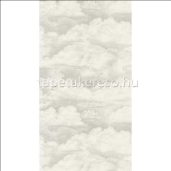   Casadeco RIVERSIDE 3 vlies, vinyl anyagú fehér, szürke színű felhős, textilhatású modern tapéta