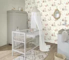 Rasch Kids World 2, vlies anyagú, fehér, barna, piros színű, állatos, Gyerek tapéta