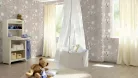 Rasch Kids World 2, vlies anyagú, szürke, barna, fehér színű, állatos, Gyerek tapéta