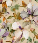 Rasch Florentine IV vlies anyagú, beige, zöld, lila, narancssárga, törtfehér színű, virágos, Modern poszter