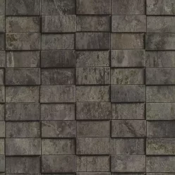   Rasch Factory 6, vlies, vinyl anyagú, szürke, gyöngyház színű, 3d, geometriai, Indusztriális tapéta