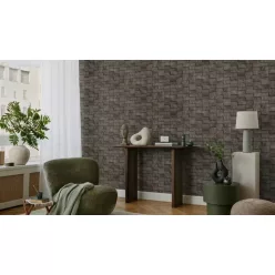   Rasch Factory 6, vlies, vinyl anyagú, szürke, gyöngyház színű, 3d, geometriai, Indusztriális tapéta