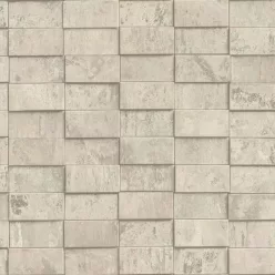   Rasch Factory 6, vlies, vinyl anyagú, beige, szürke, gyöngyház színű, 3d, geometriai, Indusztriális tapéta