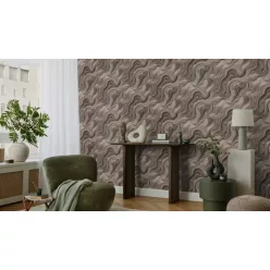   Rasch Factory 6, vlies, vinyl anyagú, szürke, fekete, arany színű, márványos, Indusztriális tapéta