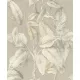 Rasch Rasch Back to Nature vinyl, vlies anyagú, fehér, szürke, barna színű, leveles, struktúrált, Modern tapéta