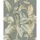 Rasch Rasch Back to Nature vinyl, vlies anyagú, szürke, zöld, barna színű, leveles, struktúrált, Modern tapéta