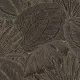 Rasch  Allegretto vlies, vinyl anyagú, fekete, barna színű, leveles, Modern tapéta