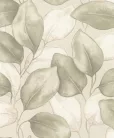 Rasch  Incanto vlies, vinyl anyagú, fehér, zöld, beige  színű, leveles, Modern tapéta