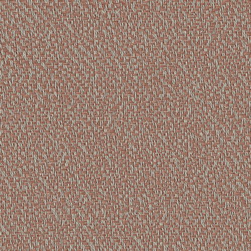 Design ID Santa Fe vlies, vinyl anyagú, terrakotta színű, szövethatású, egyszínű, Modern tapéta