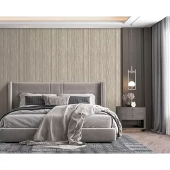   Design ID Santa Fe vlies, vinyl anyagú, homok, gyöngyház színű, csíkos, Modern tapéta