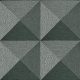 Design ID Santa Fe vlies, vinyl anyagú, szürke, beige, kék, fémes színű, geometriai, Modern tapéta