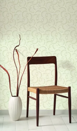 Casadeco Seaside vlies, vinyl anyagú, fehér, beige színű, kagyló, Modern tapéta