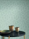 Casadeco Seaside vlies, vinyl anyagú, kék, fehér színű, kagyló, Modern tapéta