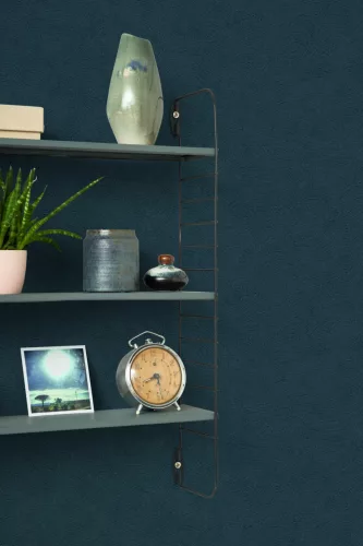 Casadeco Seaside vlies, vinyl anyagú, kék színű, hullámos, Modern tapéta