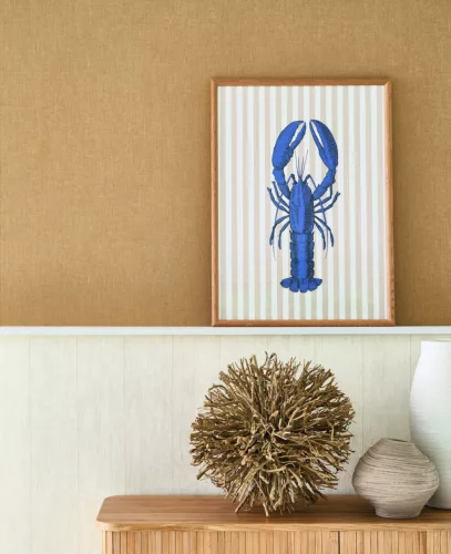 Casadeco Seaside vlies, vinyl anyagú, törtfehér színű, famintás, Modern tapéta