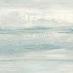   York CANDICE OLSON - CASUAL ELEGANCE vlies anyagú fehér, kék, zöld színű festmény, tájkép modern tapéta