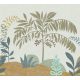 Decoprint Soleado vlies, vinyl anyagú beige, barna, szürke, kék színű fás modern poszter