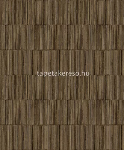 Galerie Wallcoverings Boutique vlies anyagú barna, arany színű vonalas, csíkos modern tapéta