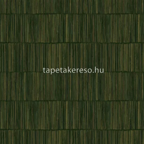 Galerie Wallcoverings Boutique vlies anyagú zöld, arany színű vonalas, csíkos modern tapéta