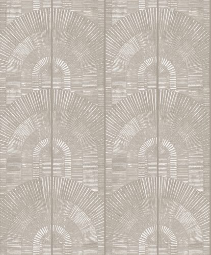 Khroma Spirit of Nature vlies anyagú, beige színű, geometriai, vonalas, Modern tapéta