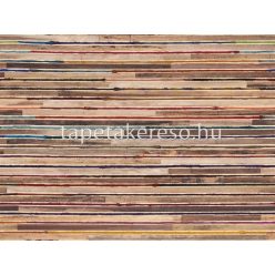   Omexco Seraya növényi szálak, textil anyagú barna, lila, narancssárga, mályva, fekete színű bambusz natural tapéta