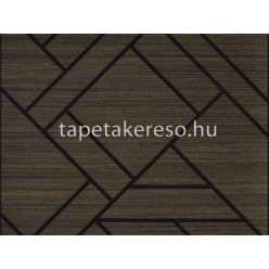   Omexco Seraya növényi szálak anyagú fekete, barna színű geometriai natural tapéta