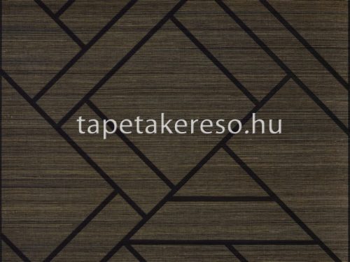 Omexco Seraya növényi szálak anyagú fekete, barna színű geometriai natural tapéta