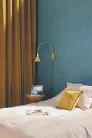 Caselio Symphony, vinyl, vlies anyagú, türkiz, arany színű, art deco, Modern tapéta