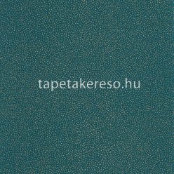   Caselio Sea You Soon vlies, vinyl anyagú kék, arany színű pöttyös modern tapéta