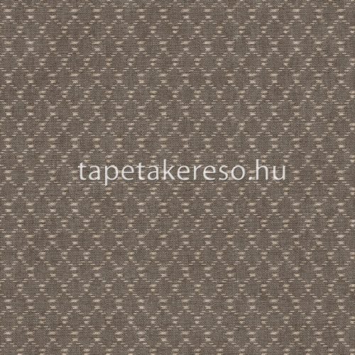 Decoprint Tahiti vlies, vinyl anyagú barna, fehér színű geometriai, szövethatású modern, natural tapéta