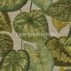 Decoprint Tahiti vlies, vinyl anyagú zöld, beige színű leveles, szövethatású modern, natural tapéta