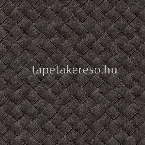 Decoprint Tahiti vlies, vinyl anyagú szürke színű tűzött, geometriai, bőrhatású modern, natural tapéta