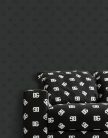 Emiliana Parati Dolce&Gabbana vlies, vinyl anyagú, fekete színű, betűs, Modern tapéta
