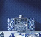 Emiliana Parati Dolce&Gabbana vlies, vinyl anyagú, kék színű, barokk, Klasszikus tapéta